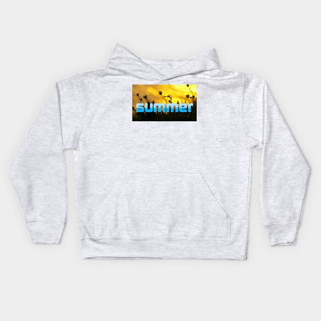 Missing For Summer Kids Hoodie by radeckari25